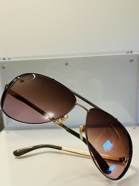 Aviator ladies sunglasses - Brown Gradient Lenses